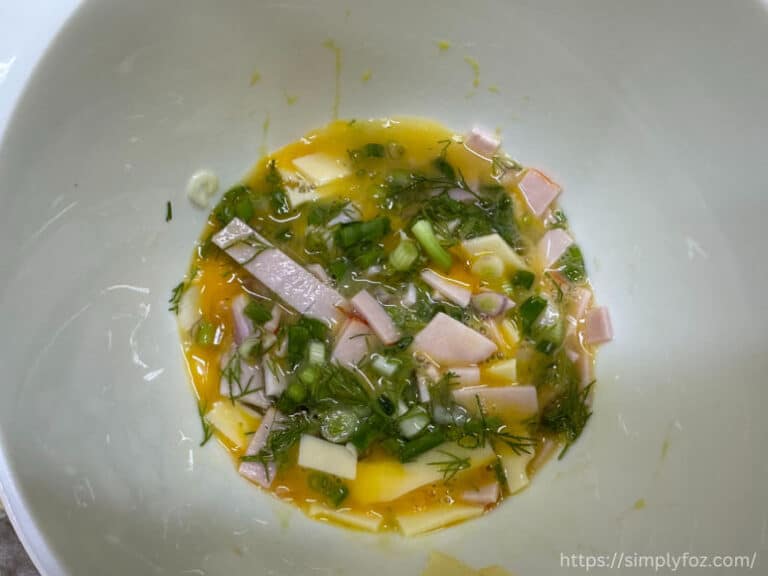 جرب عجة الديك الرومي اللذيذة مع الخضار